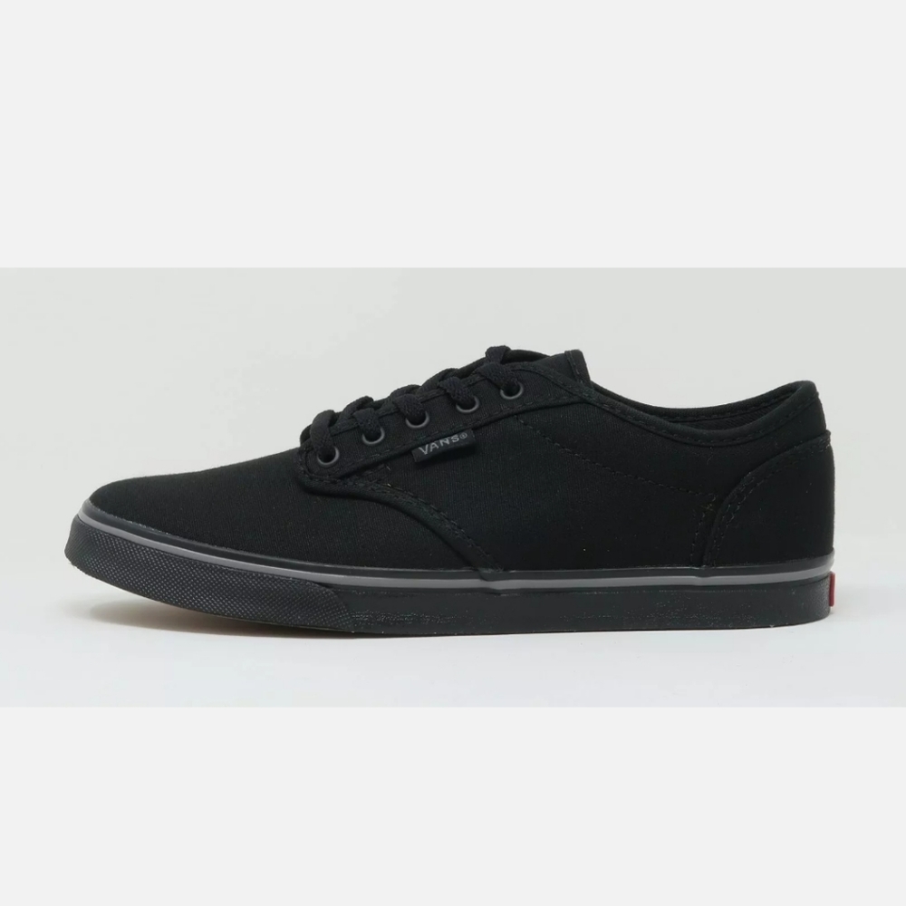 NIB Vans Women Sz 5 Atwood Low Black Black Canvas